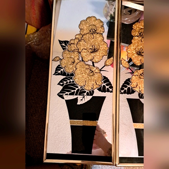 1980's Art Deco Wall Mirrors - Picture 3 of 3